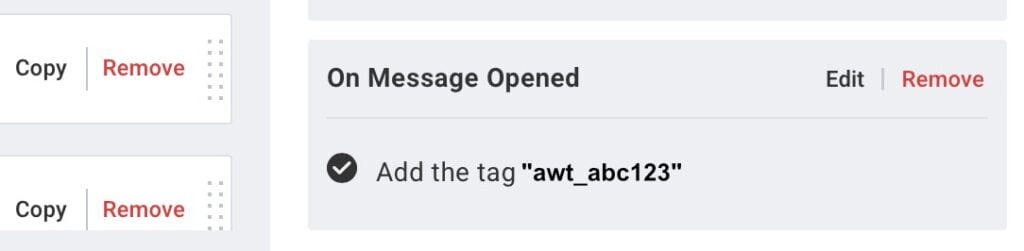 How To Perform An Action When A Subscriber Opens An Email 4 Tag Event Open Automation