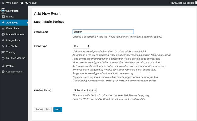 How To Integrate Shopify With AWeber Campaigns 8 integrate shopify with aweber - shopify integration 7